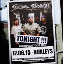 Offizielles Tourplakat Suicidal Tendencies 2.015